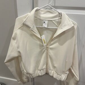 All in Motion Cream Zip-Up Jacket. NWT. Never worn
